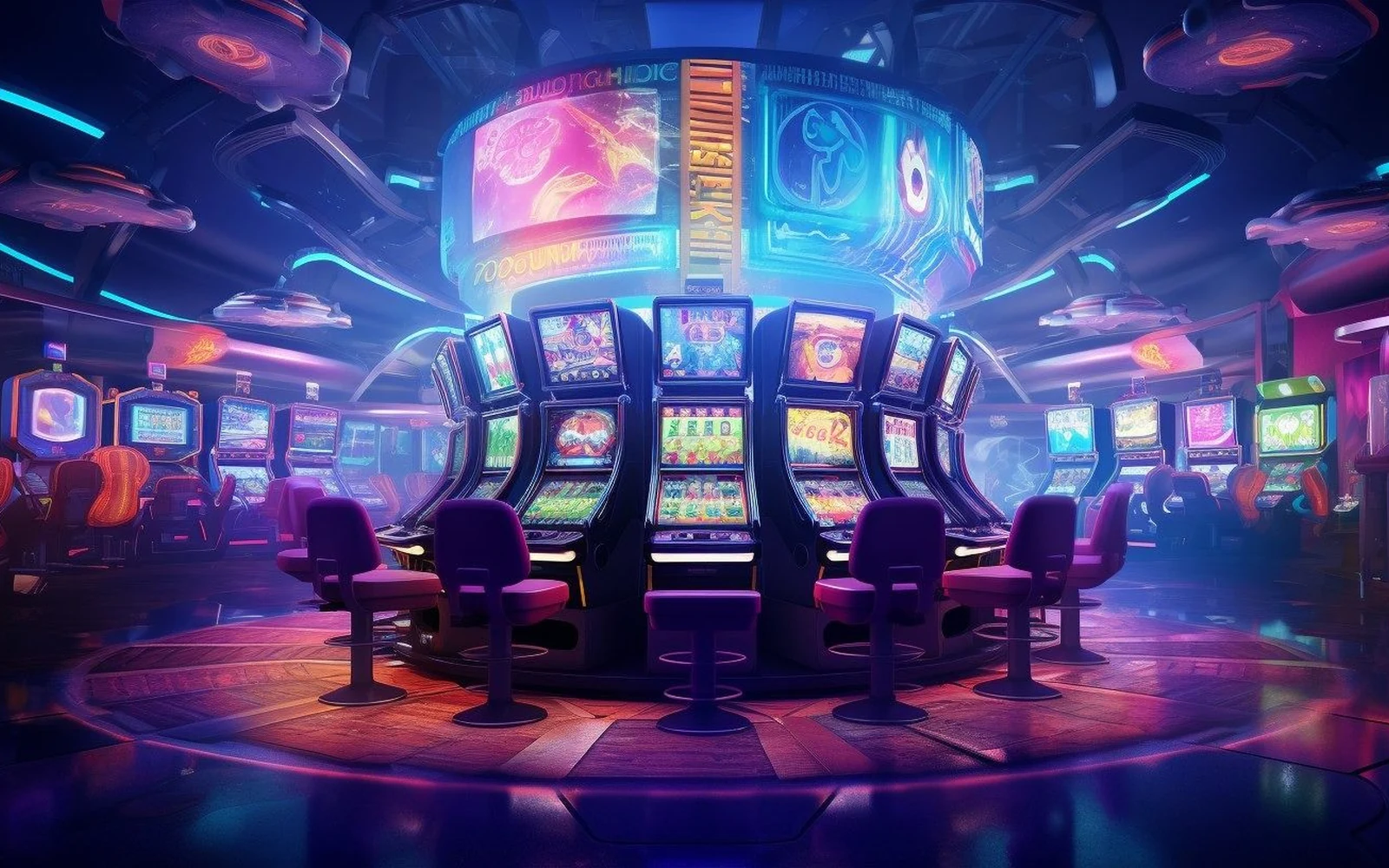 Reel slot dengan simbol dan elemen bonus permainan